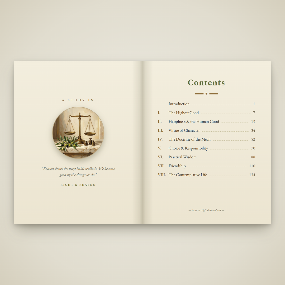Right And Reason Ethics Based on Teachings of Aristotle | e-Book