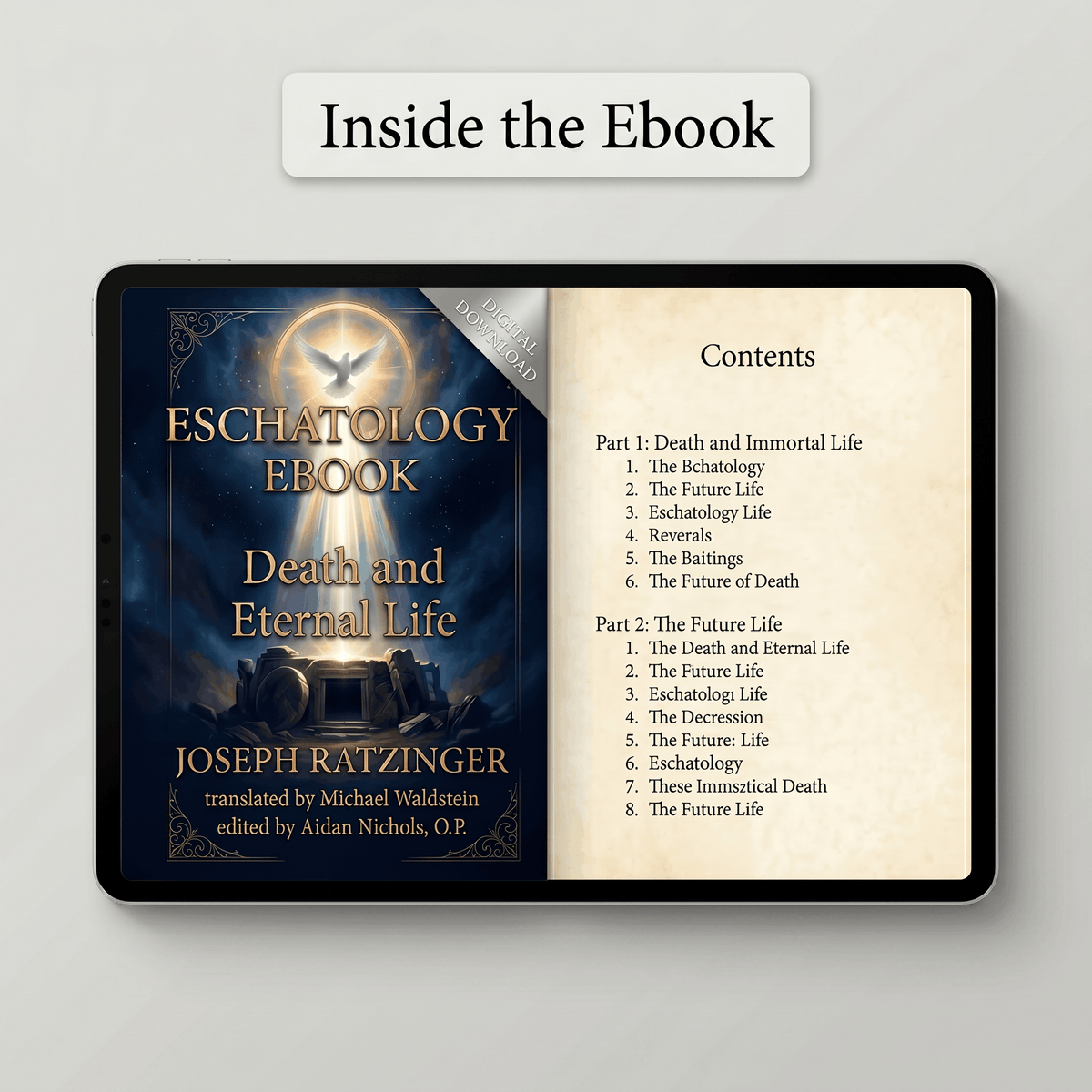 Eschatology Death and Eternal Life | e-Book